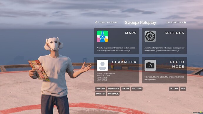 Fivem Pause Menu Script | Sweepz Pause Menu thumbnail 2