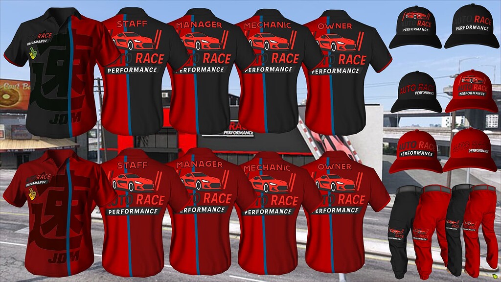 Auto Race Performance Uniform 1 [On Sale] - FiveM Releases - Cfx.re ...