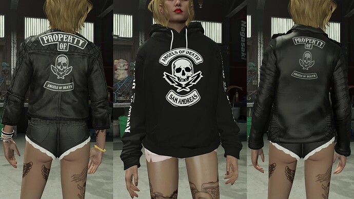 [PAID] AOD - Angels Of Death M.C vest [Female/Male] Thumbnail
