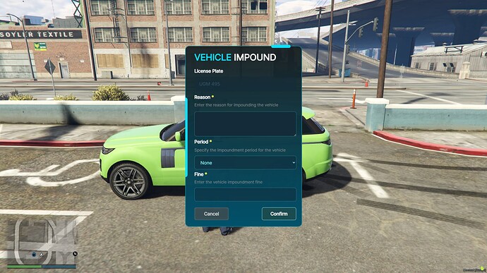 [PAID] [ESX/QB] kzo_impound | KzO Exclusives | Vehicle Impound With Screenshot thumbnail 2