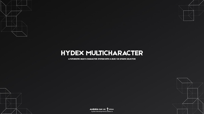 [QBOX / QBCORE / ESX ] Hydex Multicharacter | Next-Gen Character Selection with Built in Spawn selector Thumbnail