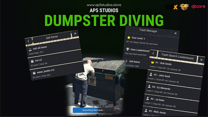 Dumpster Diving CFX-Discord