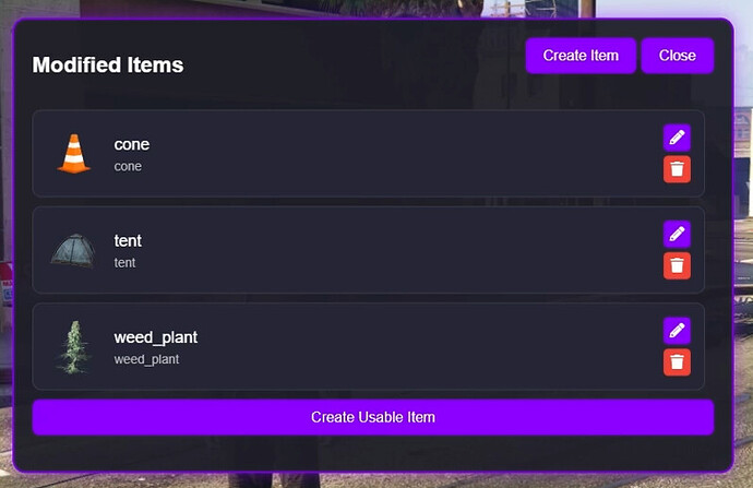 Item Creator FiveM [ESX/QBCORE/QBOX] thumbnail 2