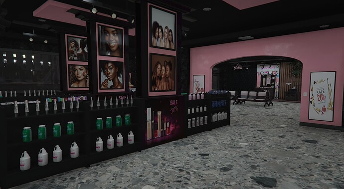 Realistic Beauty Salon/Supply Store MLO thumbnail 16