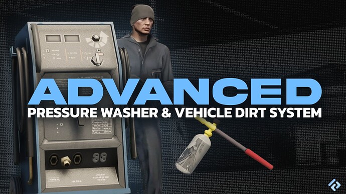 Pressure Washer / Vehicle Dirt System [ESX / QBCore / QBox] Thumbnail