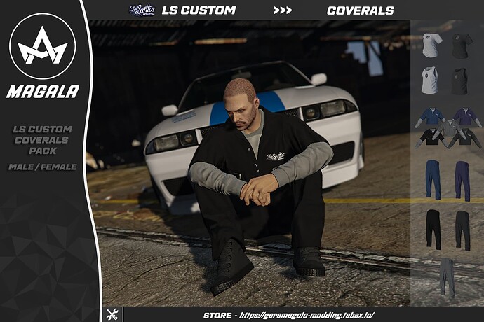 LS CUSTOM - Clothes Pack - Male/Female thumbnail 3