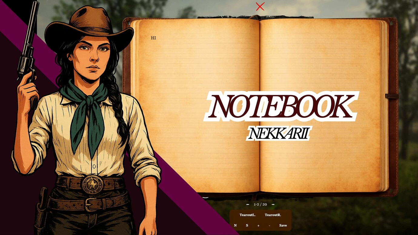 [PAID] [VORP] Script NOTEBOOK - RedM Releases - Cfx Forum