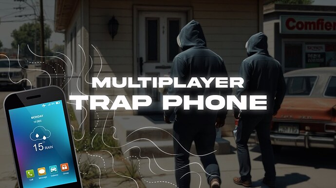[V2] [ESX]/[QB] Multiplayer Trap Phone / Burner Phone Script for FiveM | Advanced Features & Easy Setup! Thumbnail