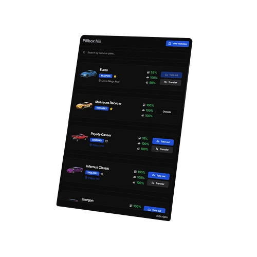  [PAID][QB/QBOX/ESX] m-Garages - Private Garages - Vehicle Auctions - Impound - Job & Gang Garages thumbnail 2