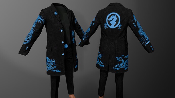 [PAID] Triad’s Gang Coats Clothing Package! thumbnail 4