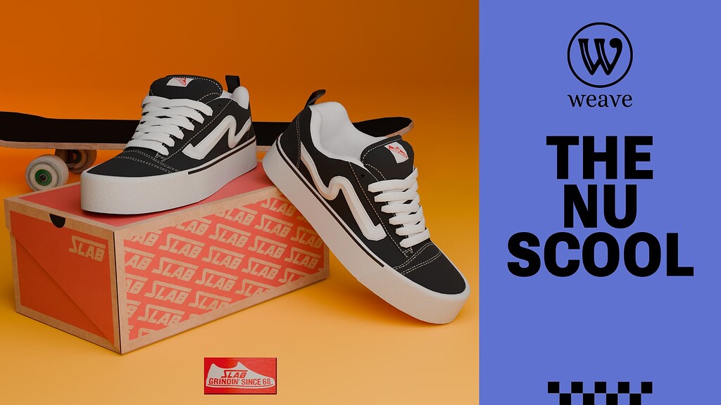 [PAID] Slab Nu Scool Sneakers
