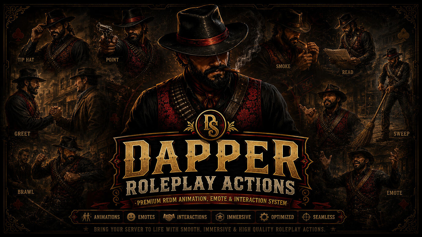 [PAID] Dapper Roleplay Actions | Emotes, Walk Styles, Brawl Styles ...