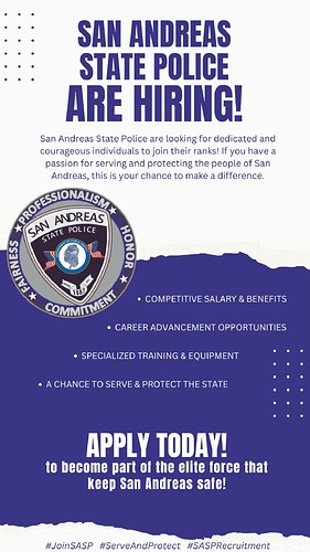 SAN ANDREAS STATE POLICE Hiring (2)