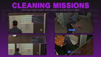 FiveM UWU Cat Cafe Job - Cleaning Missions - Advanced mission system with a cooldown and two mission types