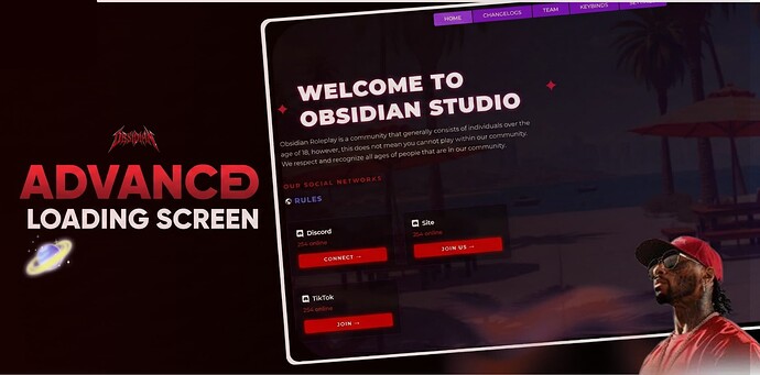 Obs_LoadingScreen [QBCore & ESX & QBOX & STANDALONE] Advanced Loading Screen For Fivem thumbnail 2