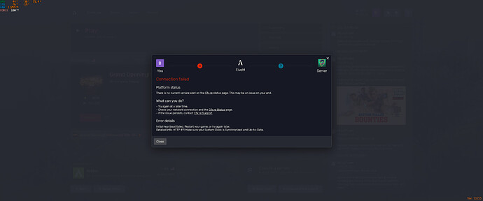 Can't connect to a server - FiveM Client Support - Cfx Forum