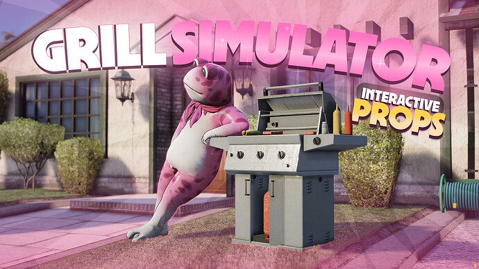 Fivem Grill Simulator | pinkFrog.io [ESX/QBOX/QBCORE]