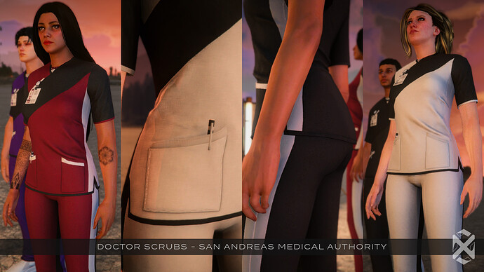[PAID] ONX Doctors & Veterinary Scrubs thumbnail 3