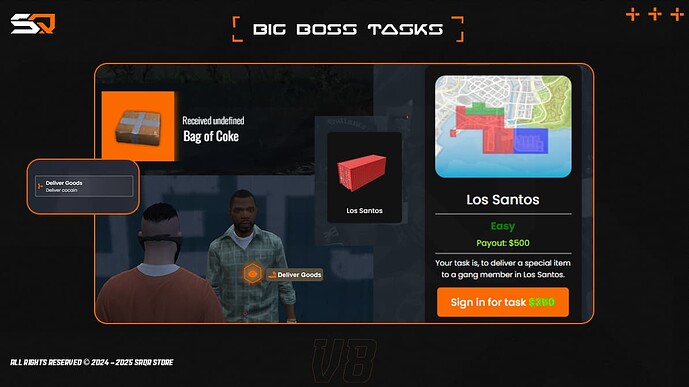 [PAID] Big Boss Tasks For Gangs & Missions thumbnail 4