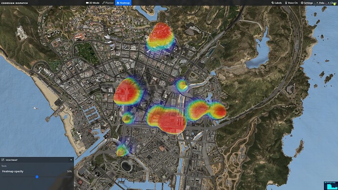 Heatmap view