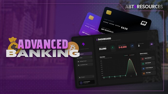 [PAID][ESX][QB] ABT Banking - Advanced FiveM Banking System Thumbnail