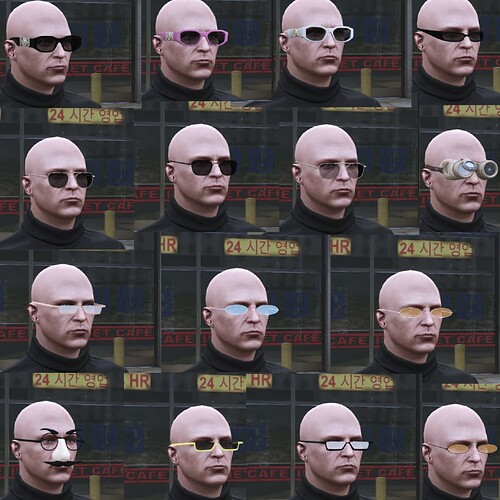 Lore friendly & low poly add-on sunglasses pack for MP Male & Female [PAID] Thumbnail