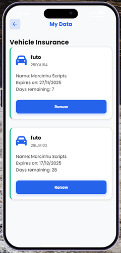 Complete Insurance Management App for LBPhone & GKSPhone | Vehicles, Health & Home thumbnail 4