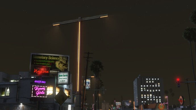 Dynamic Street Poles w/ Customizable Banners & 12+ LED Colors thumbnail 2