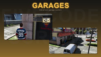 FiveM Burger Shot Job - Garage - Advanced garage system