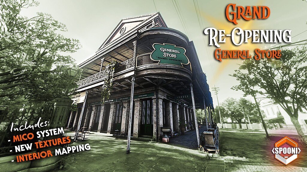 [MICO] SD General Store +12 Rooms - RedM Releases - Cfx.re Community