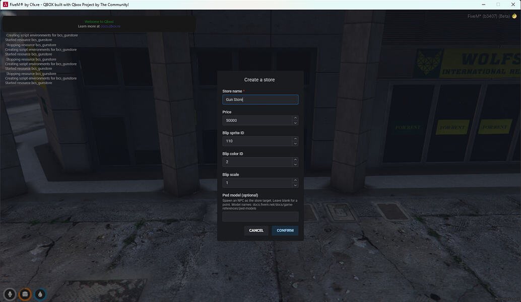 [FREE] Ownable Gunstore [ESX/QB/QBX]