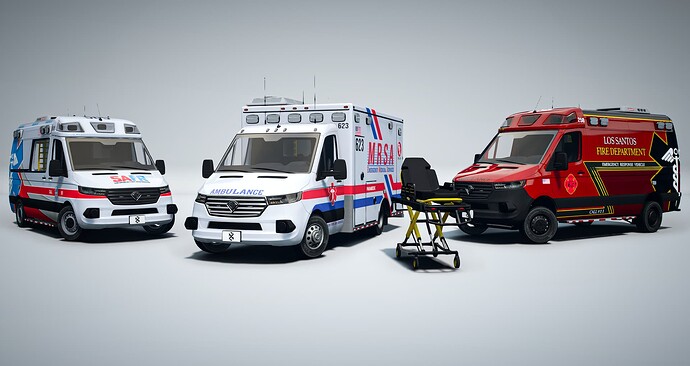 ONX Ambulances + Gurney Bundle Thumbnail