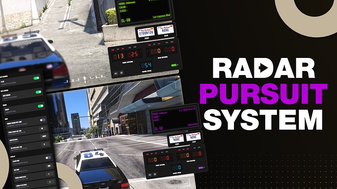 Retro Radar | Advanced Pursuit & Speed Detection System | QBCore | QBox | ESX | Standalone FiveM – scripts asset from AssetStore