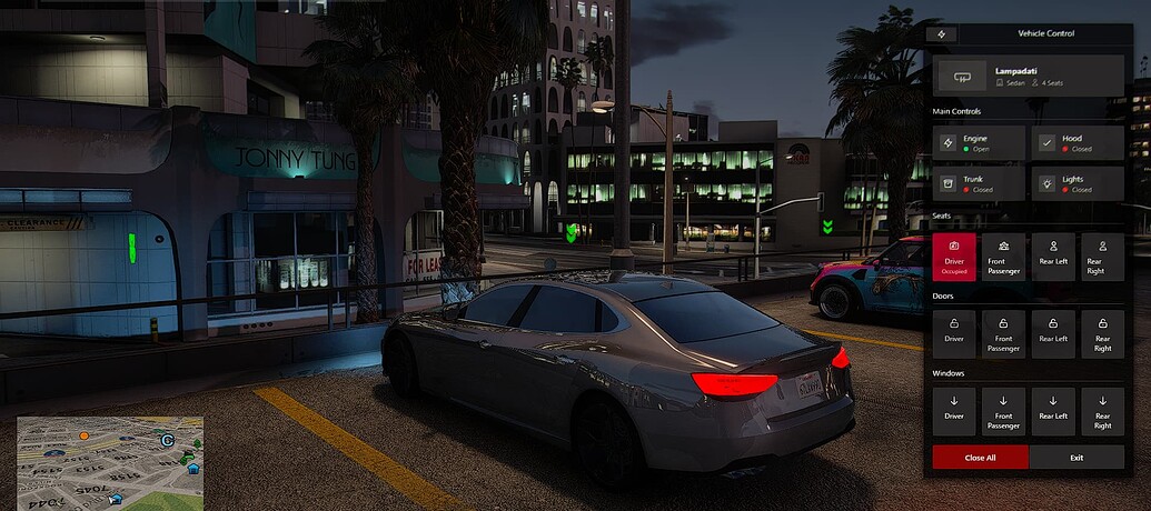 Car Control UI, clean UI - FiveM Releases - Cfx.re Community