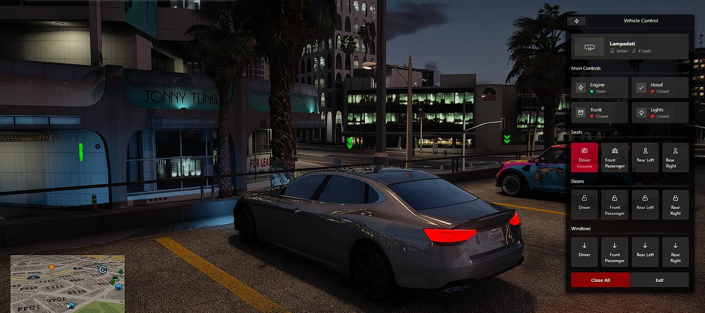 Car Control UI, clean UI - FiveM Releases - Cfx.re Community