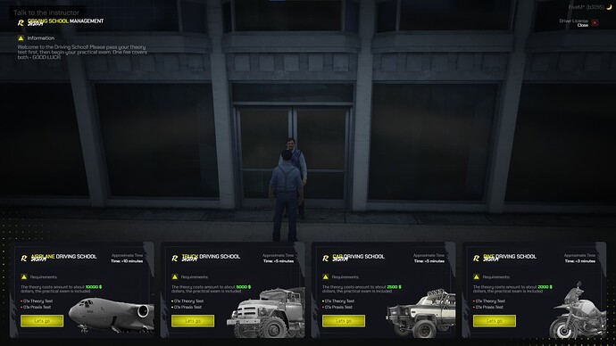 DMV Driving School [ESX, QBCORE, QBOX] thumbnail 2