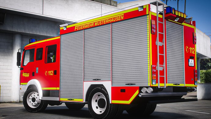 Brute Fire Truck E4  Xenon Optic - ELS thumbnail 5