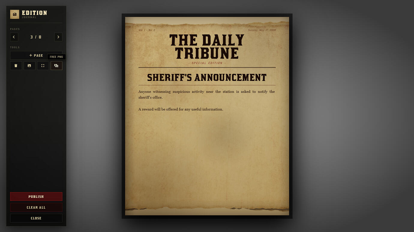 [FREE] Newspaper | Loading Screen - RedM Releases - Cfx.re Community