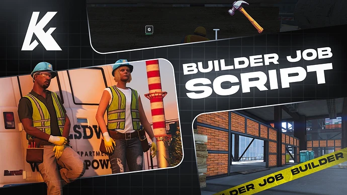 [ESX/QB/QBOX/Standalone] Kubik Builder Job | Minigames | Progression ...