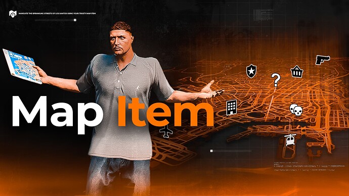 [FREE] Realistic Map System | Animation when map open. Hide blips or Disable Map without Map Item Thumbnail