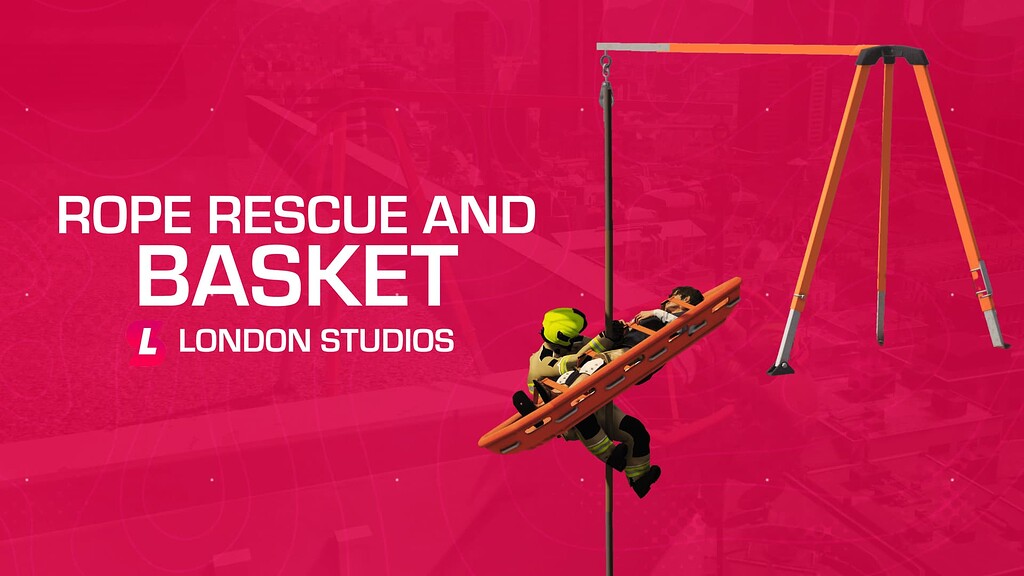 Rope Rescue Tripod & Basket [v2] - Rope Access Team, Long Rope, Custom ...