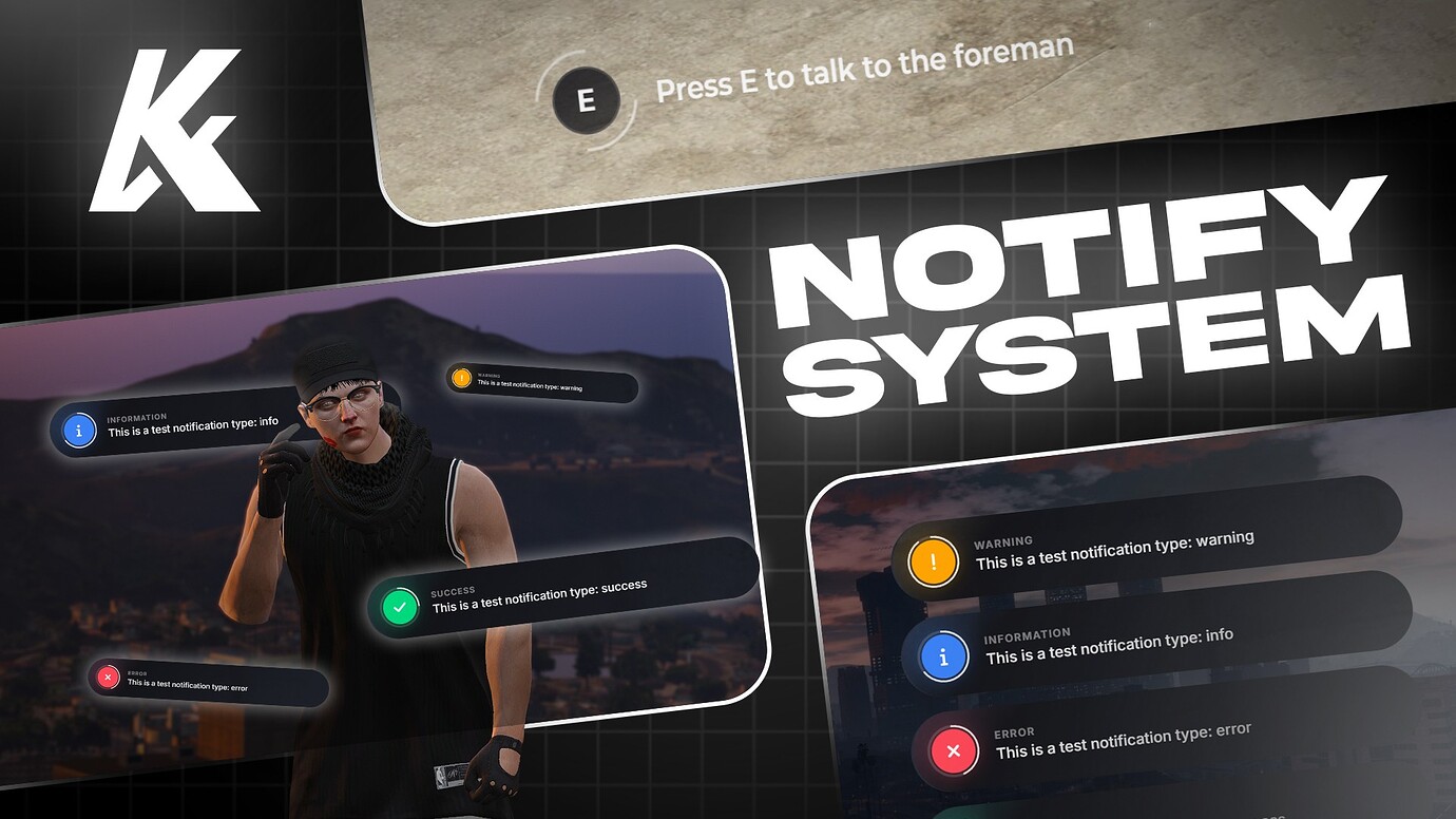 Notification & Interaction System Kubik Notify - FiveM Releases - Cfx Forum