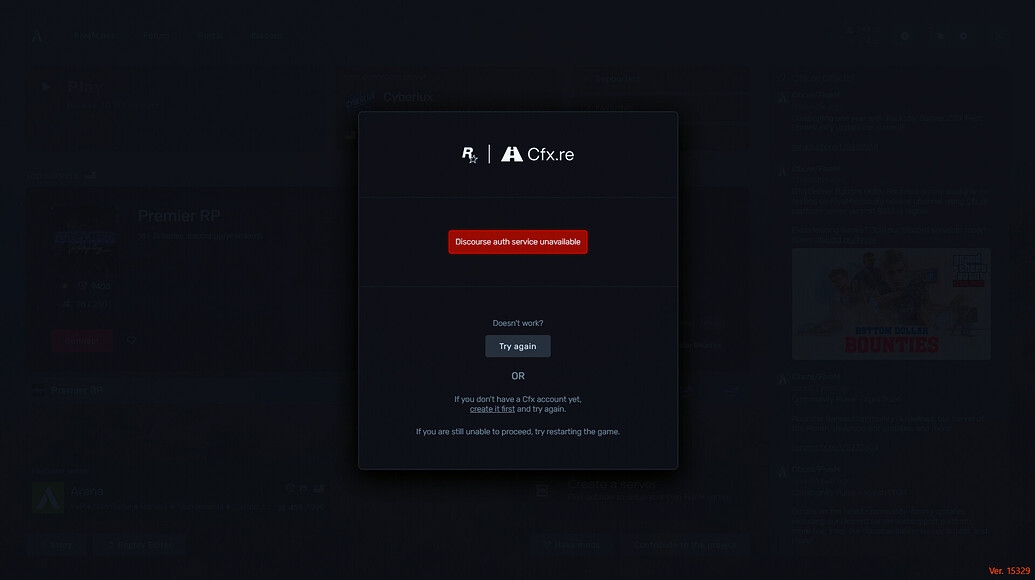 Constant Timeout after Update - FiveM Client Support - Cfx Forum