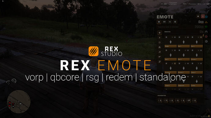 EMOTE UI [STANDALONE] fully configurable - RedM Releases - Cfx Forum
