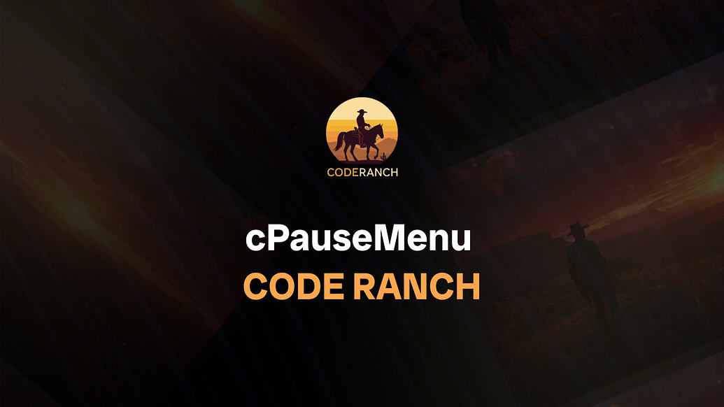 RedM PauseMenu Script | CodeRanch - RedM Releases - Cfx Forum