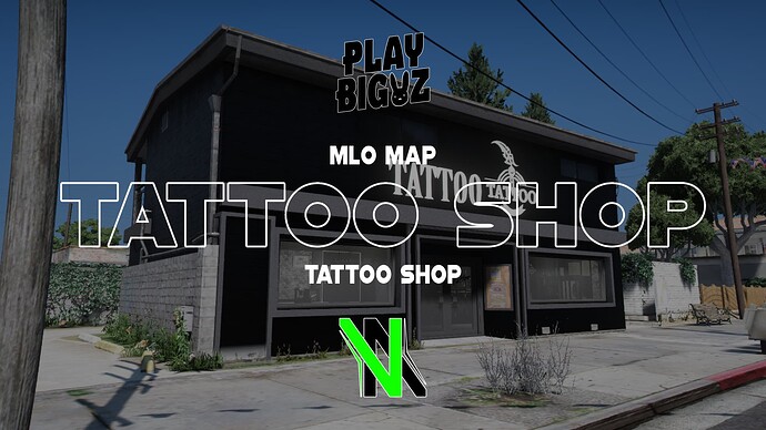 [MAP] [PAID] Tattoo Shop [FiveM MLO Map] Thumbnail