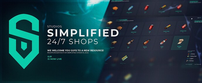 [PAID][QB, ESX & QBOX] Simplified 24/7 Shop thumbnail 2