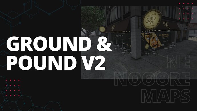 [PAID] [MLO] Ground & Pound Restaurant MLO v2 By NE NOORE Maps Thumbnail