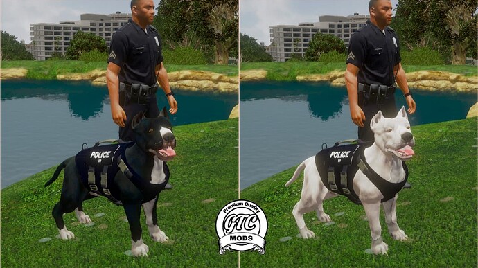 K9 police pet or fivem