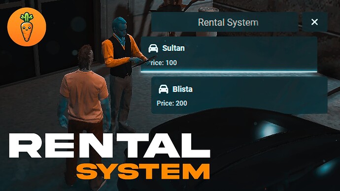 [ESX/QB-Core] Rental System - [OX] Thumbnail